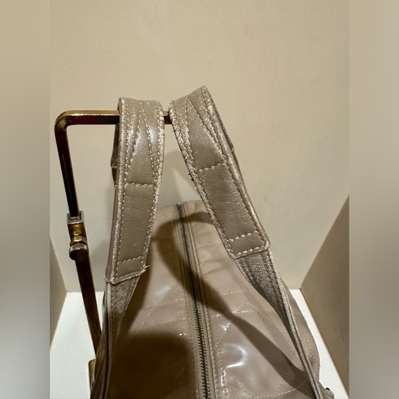 Christian Dior Cannage Patent Tan Bowler Bag - Picture 4 of 16